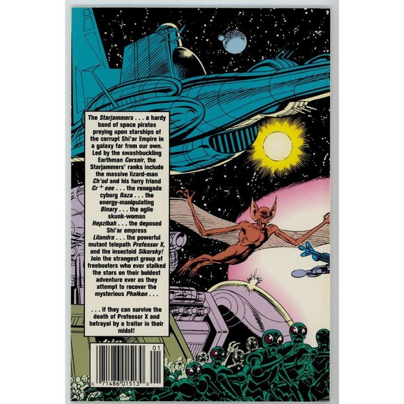 X-MEN SPOTLIGHT ON STARJAMMERS GRAPHIC NOVEL #1 AND #2, FULL STORY, HIGH GRADE - Picture 5 of 6